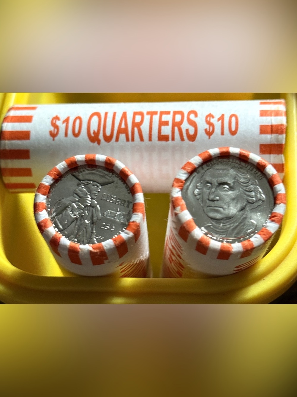 3 Mint & unopened rolls of 2026 Revolutionary War quarters